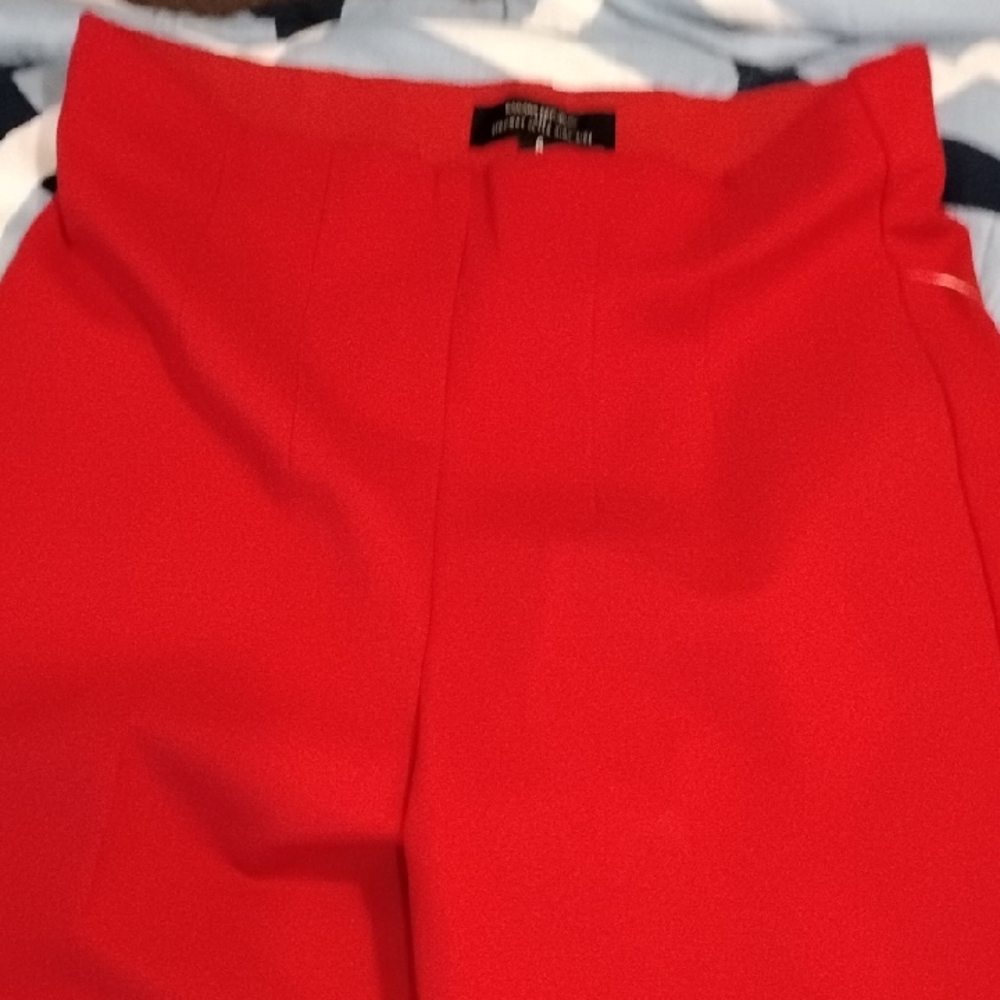 Vibrant Red Pants